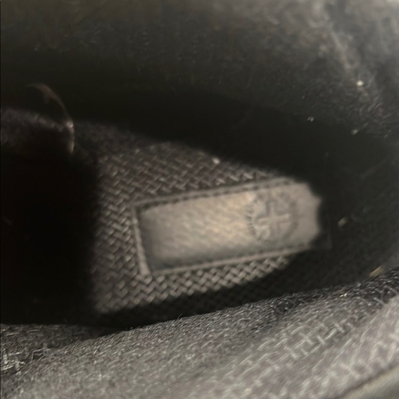 DR. MARTENS Vintage Y2K Black Leather 12281 Floral Chunky Platform Ankle Boots- - Picture 9 of 10